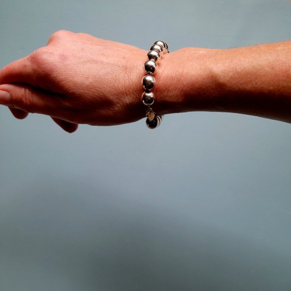 Tiffany Hardware Ball Bracelet in Silver 10mm